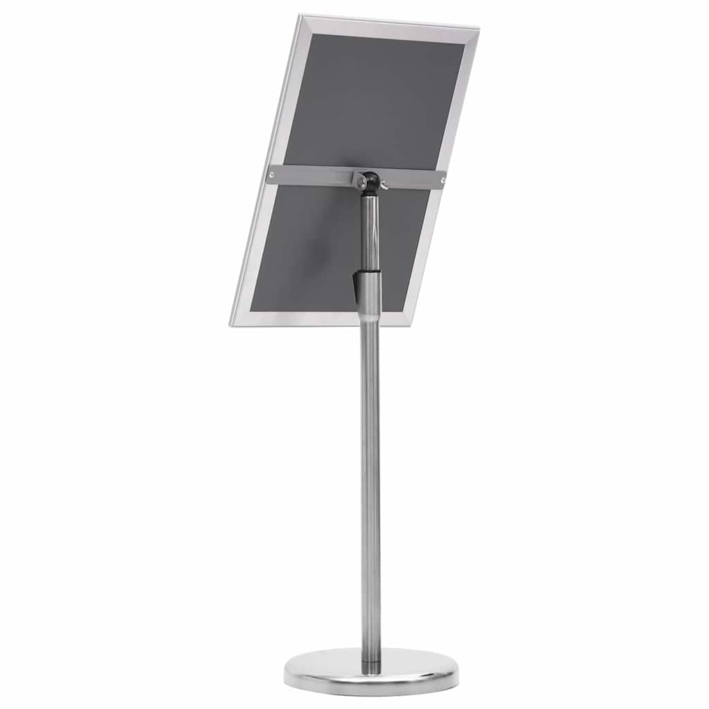 Poster Stands 2 pcs Silver 45 x 33 x 88 cm Aluminium alloy