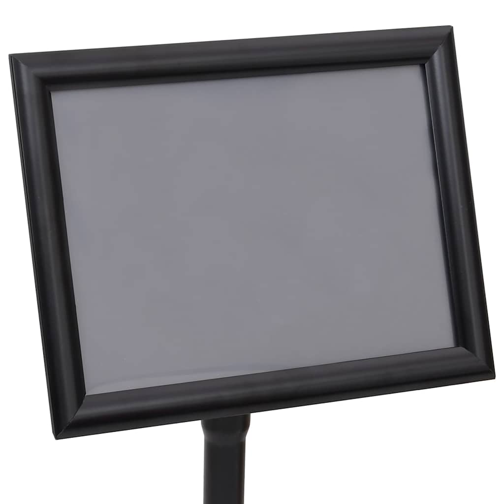 Poster Stands 2 pcs Black 32.5x 24 x 78 cm Aluminium alloy