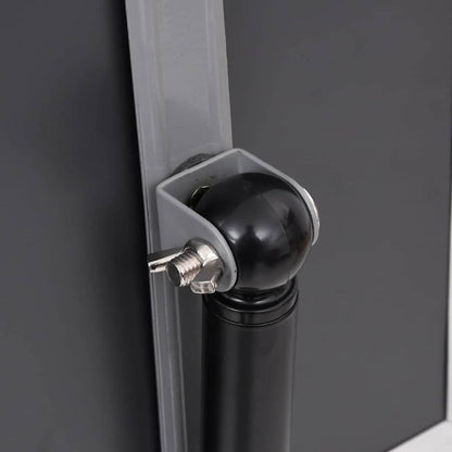 Poster Stands 2 pcs Black 32.5x 24 x 78 cm Aluminium alloy