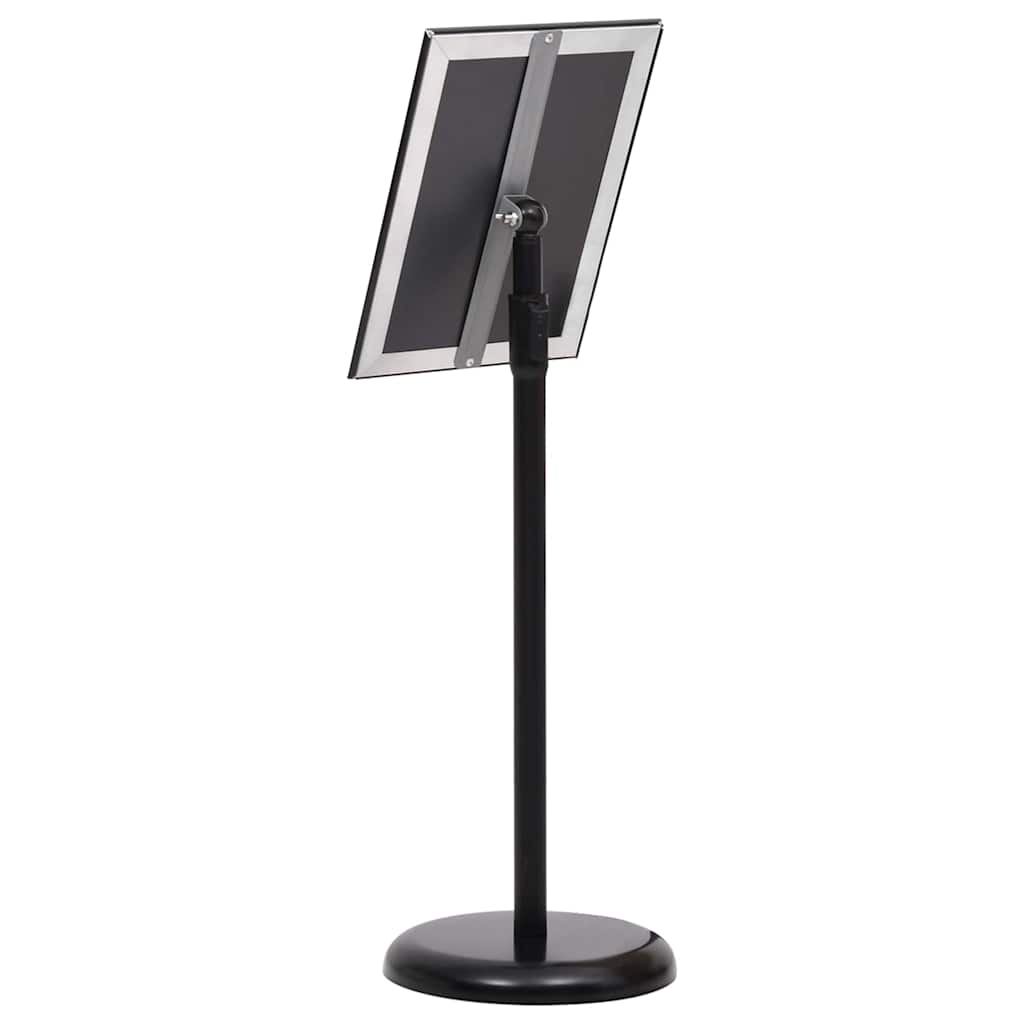Poster Stands 2 pcs Black 32.5x 24 x 78 cm Aluminium alloy