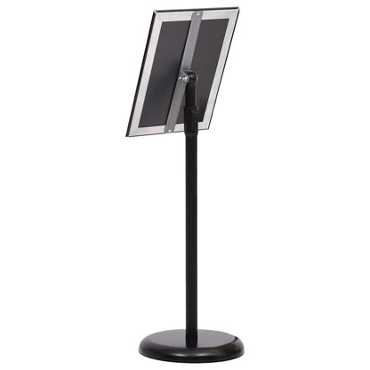 Poster Stands 2 pcs Black 32.5x 24 x 78 cm Aluminium alloy