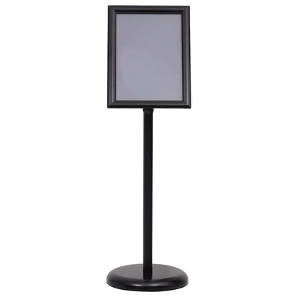 Poster Stands 2 pcs Black 32.5x 24 x 78 cm Aluminium alloy