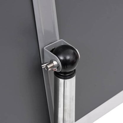 Poster Stands 2 pcs Silver 32.5x 24 x 78 cm Aluminium alloy