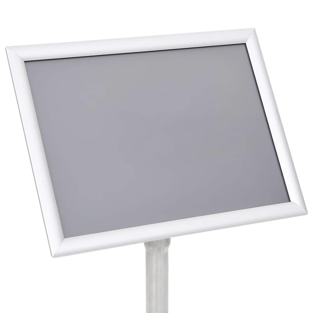 Poster Stands 2 pcs Silver 32.5x 24 x 78 cm Aluminium alloy