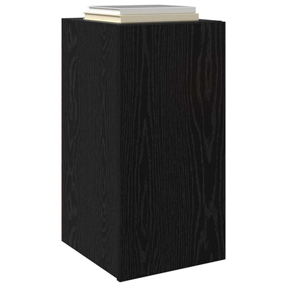 Wall TV Cabinet Wall-mounted 2 pcs Black Oak 30.5 x 30 x 60 cm