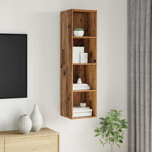TV Cabinet Old wood 37 x 37 x 142.5 cm Engineered wood