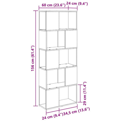 TV Cabinet Set Brown 60 x 24 x 156 cm Engineered Wood