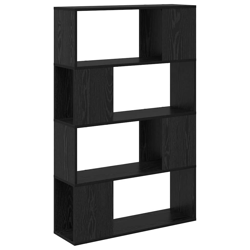 TV Cabinet Set Black 80 x 24 x 125 cm Engineered Wood