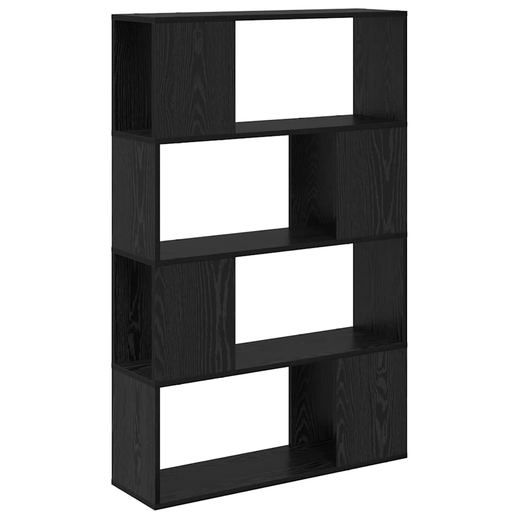 TV Cabinet Set Black 80 x 24 x 125 cm Engineered Wood