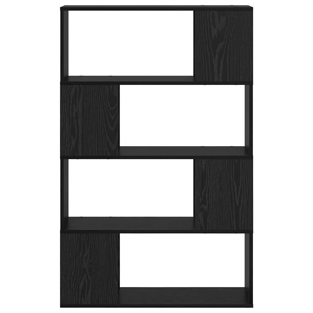 TV Cabinet Set Black 80 x 24 x 125 cm Engineered Wood