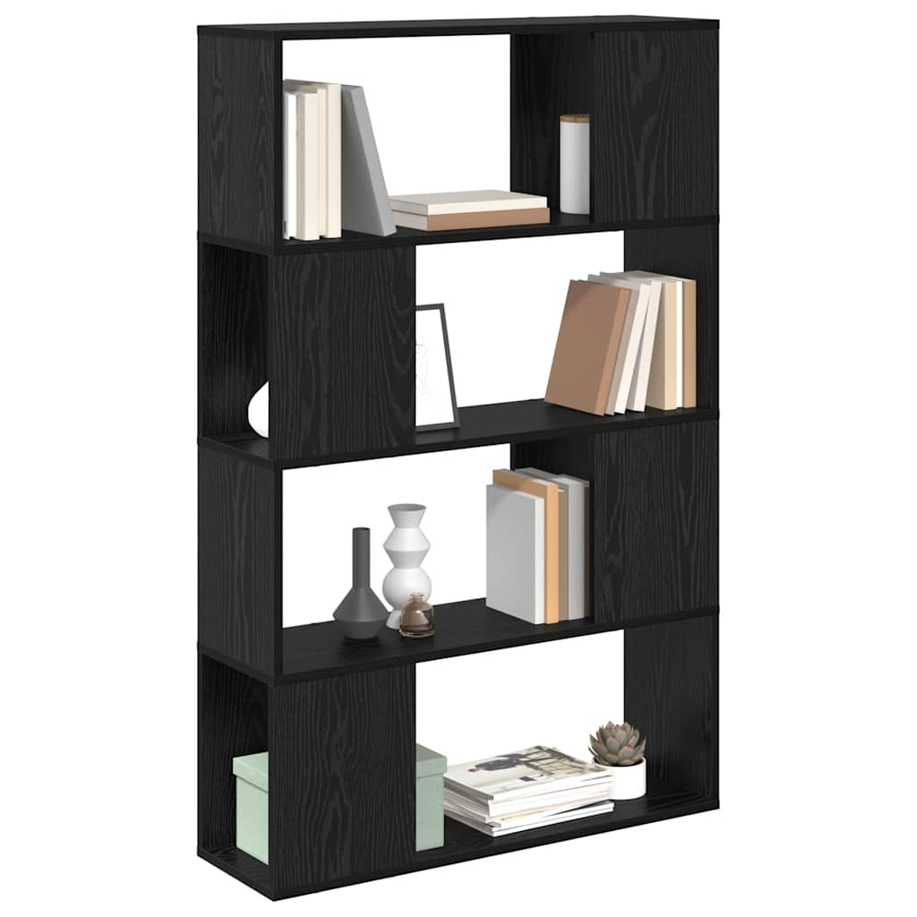 TV Cabinet Set Black 80 x 24 x 125 cm Engineered Wood