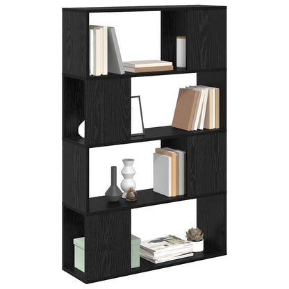 TV Cabinet Set Black 80 x 24 x 125 cm Engineered Wood