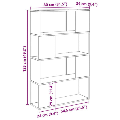 TV Cabinet Set Black 80 x 24 x 125 cm Engineered Wood