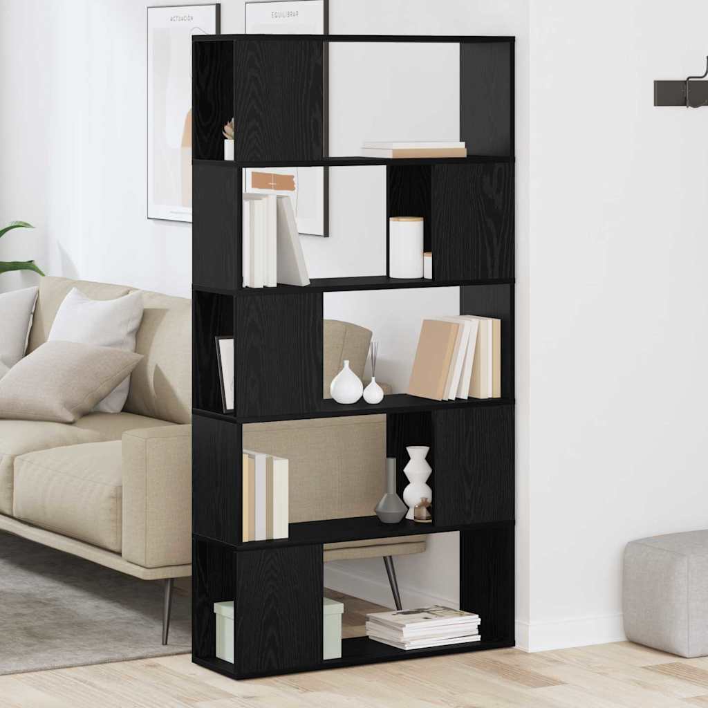 TV Cabinet Set Black 80 x 24 x 156 cm Engineered Wood