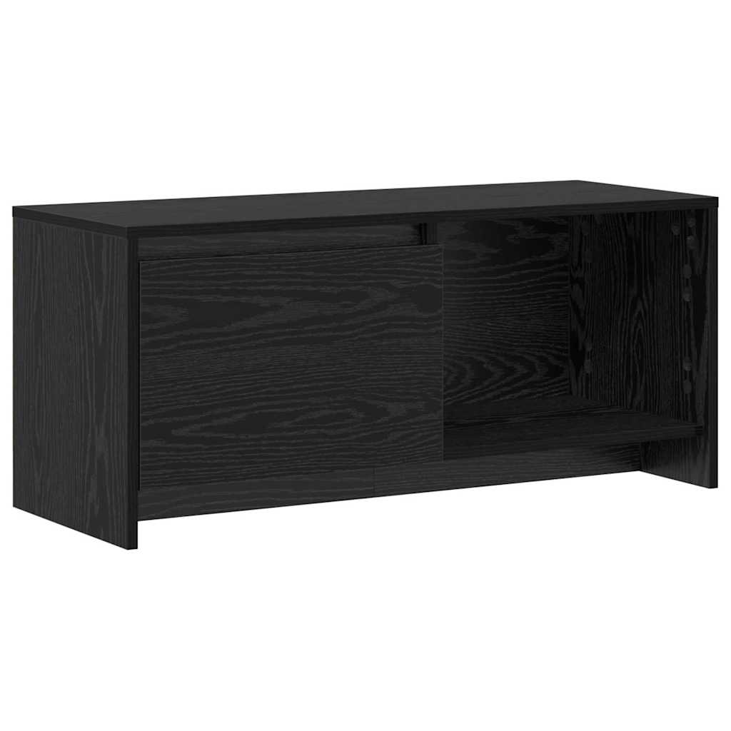 TV Cabinet Set Black Oak 90 x 35 x 40 cm Engineered Wood