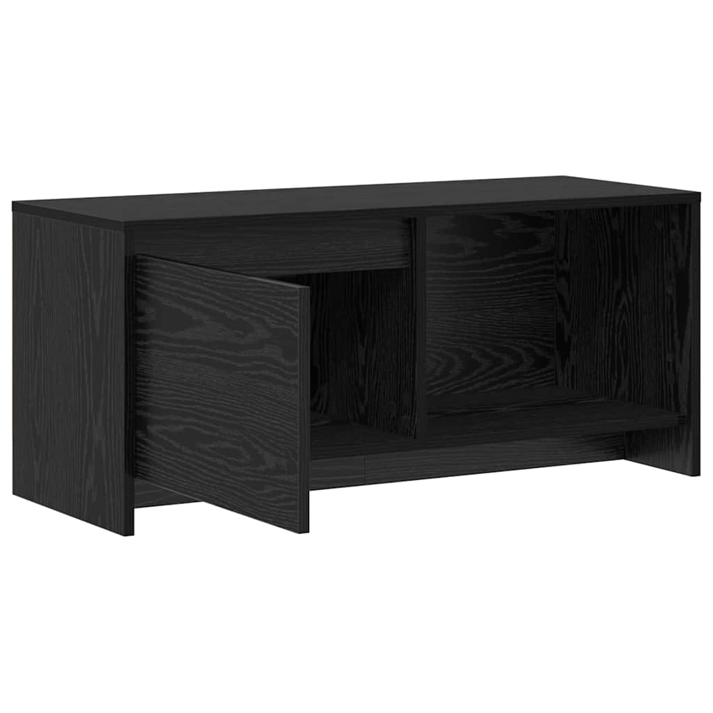 TV Cabinet Set Black Oak 90 x 35 x 40 cm Engineered Wood