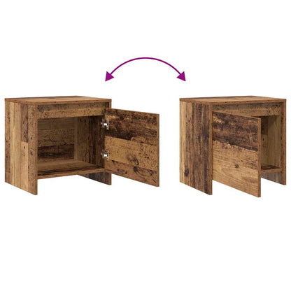 Bedside Cabinet Old wood 45 x 34 x 44.5 cm Engineered wood