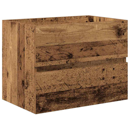 Bathroom Furniture Set 2 pcs Old Wood 57 x 37 x 45 cm