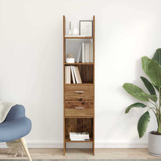Book Cabinet Old wood 40 x 35 x 180 cm Engineered wood