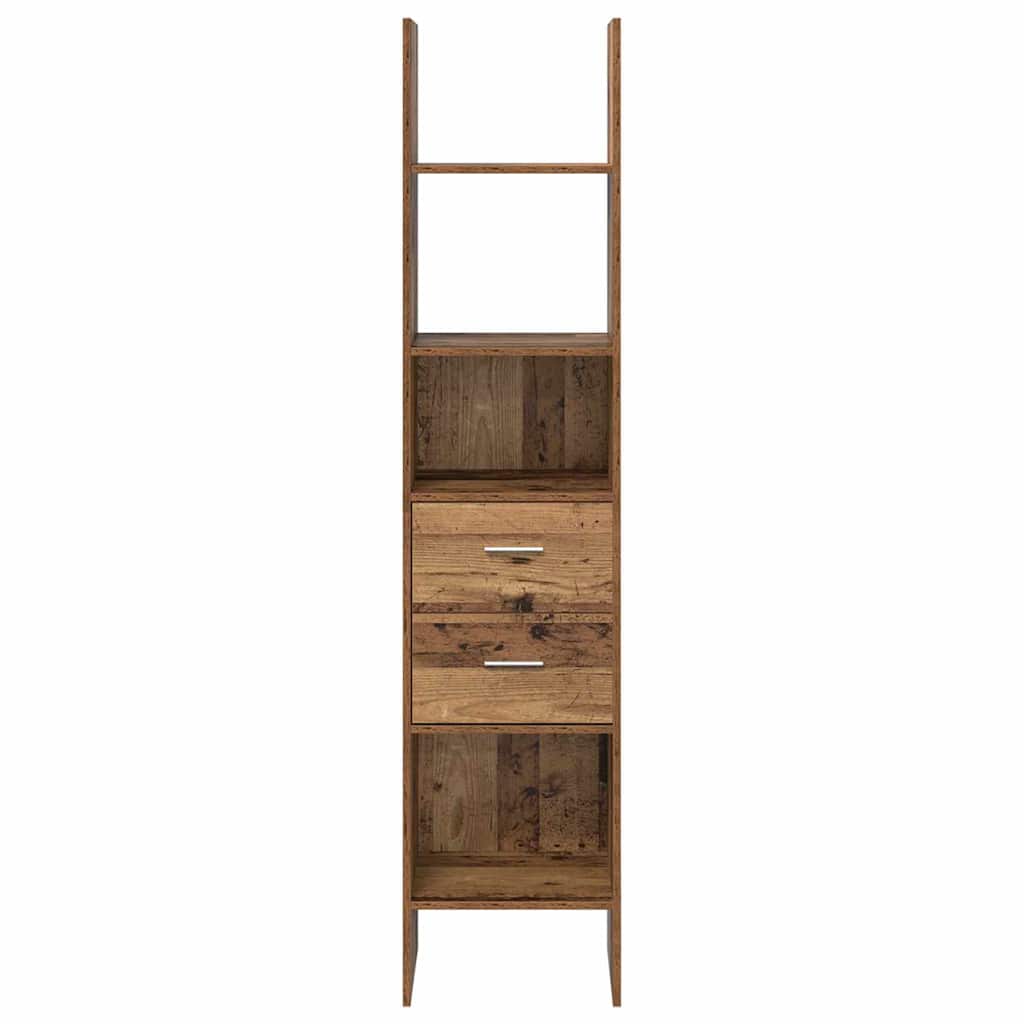Book Cabinet Old wood 40 x 35 x 180 cm Engineered wood