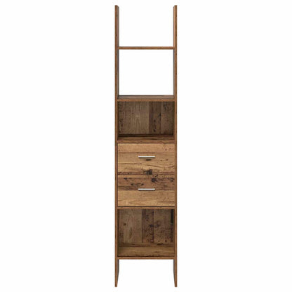 Book Cabinet Old wood 40 x 35 x 180 cm Engineered wood
