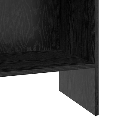 Book Cabinet Black oak 40 x 35 x 180 cm Engineered wood