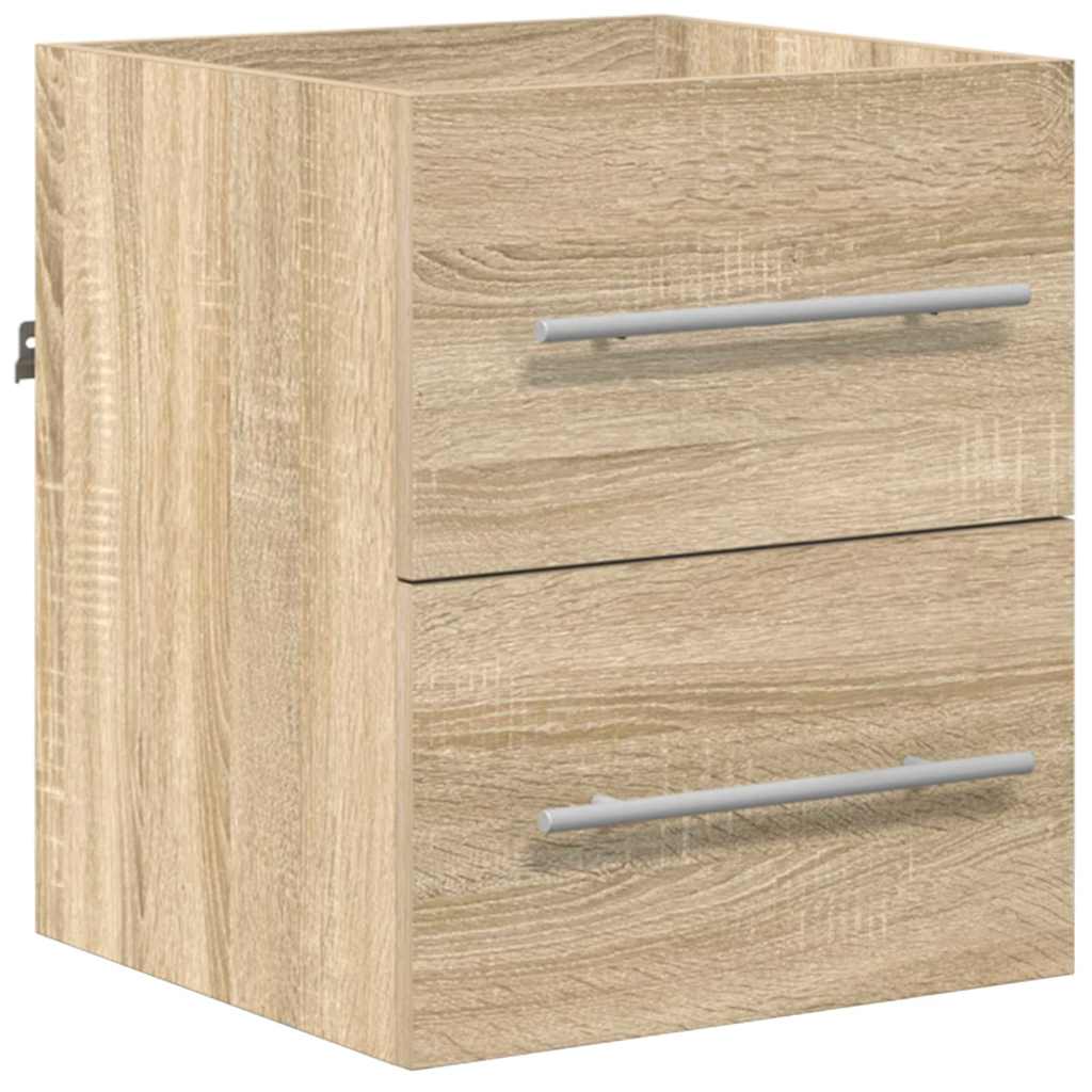 Bathroom Furniture Set with Drawer Brown 41 x 38.5 x 48 cm