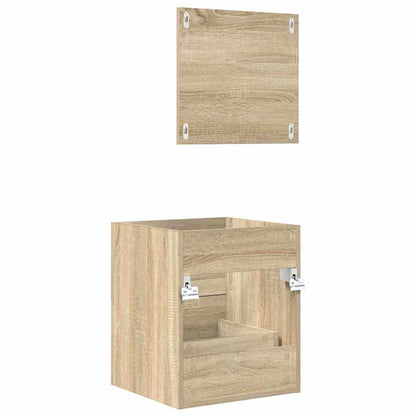 Bathroom Furniture Set with Drawer Brown 41 x 38.5 x 48 cm