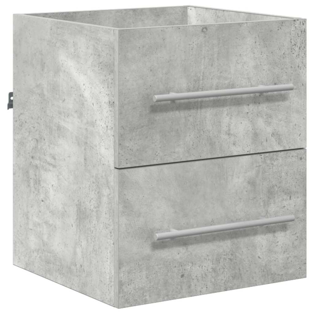 Bathroom Furniture Set with Drawer Grey 41 x 38.5 x 48 cm