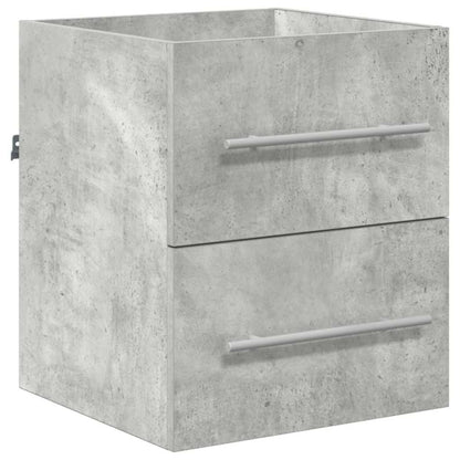 Bathroom Furniture Set with Drawer Grey 41 x 38.5 x 48 cm