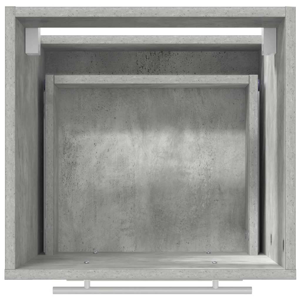 Bathroom Furniture Set with Drawer Grey 41 x 38.5 x 48 cm