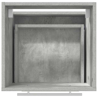 Bathroom Furniture Set with Drawer Grey 41 x 38.5 x 48 cm