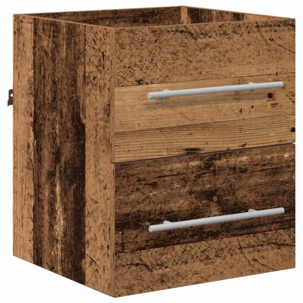 Bathroom Furniture Set with Drawer Brown 41 x 38.5 x 48 cm