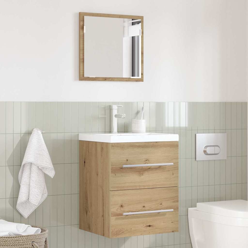 Bathroom Furniture Set with Drawer Brown 41 x 38.5 x 48 cm