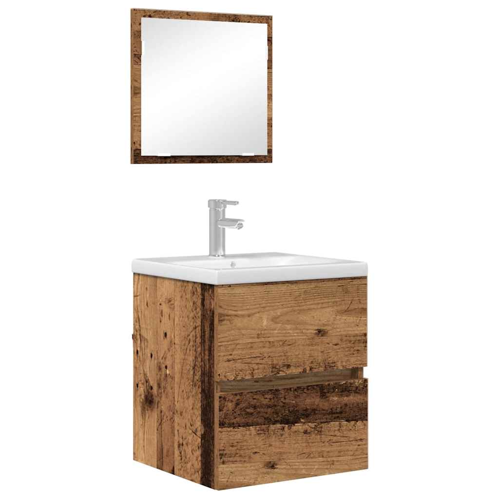 Bathroom Cabinet Old Wood 41 x 38.5 x 45 cm Engineered Wood
