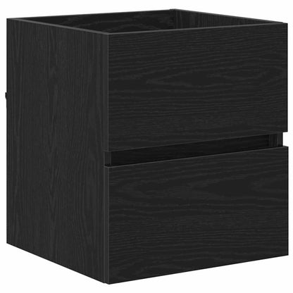 Bathroom Cabinet Black Oak 41 x 38.5 x 45 cm Engineered Wood