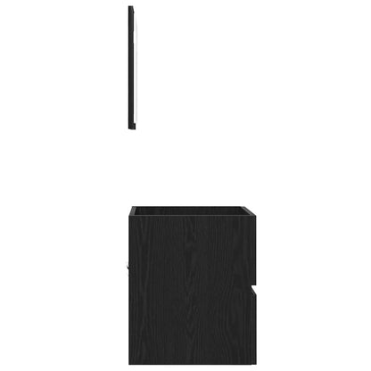 Bathroom Cabinet Black Oak 41 x 38.5 x 45 cm Engineered Wood