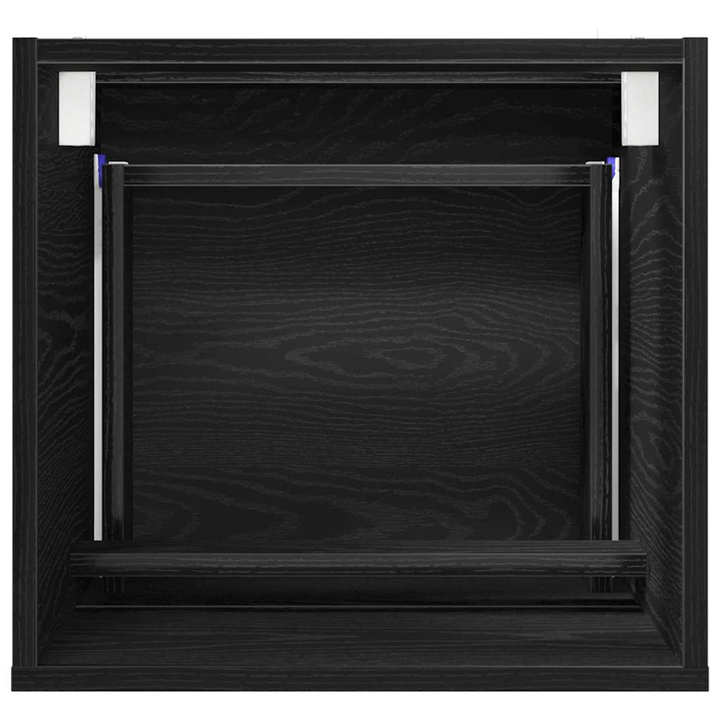 Bathroom Cabinet Black Oak 41 x 38.5 x 45 cm Engineered Wood