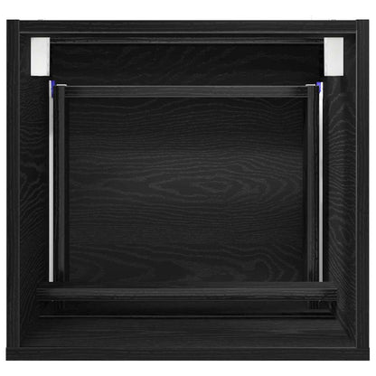 Bathroom Cabinet Black Oak 41 x 38.5 x 45 cm Engineered Wood