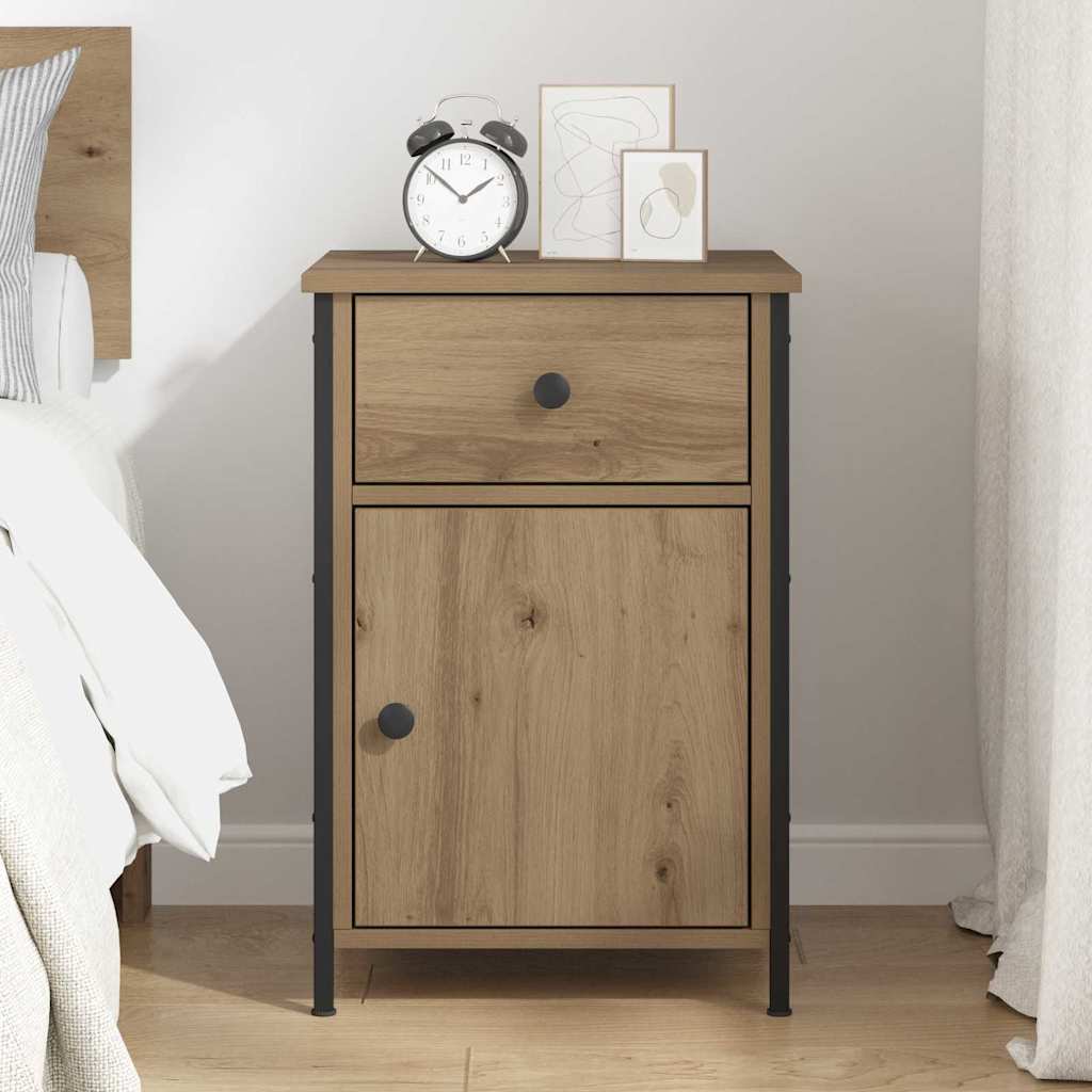 Bedside Cabinet Artisan oak 40 x 42 x 60 cm Engineered wood