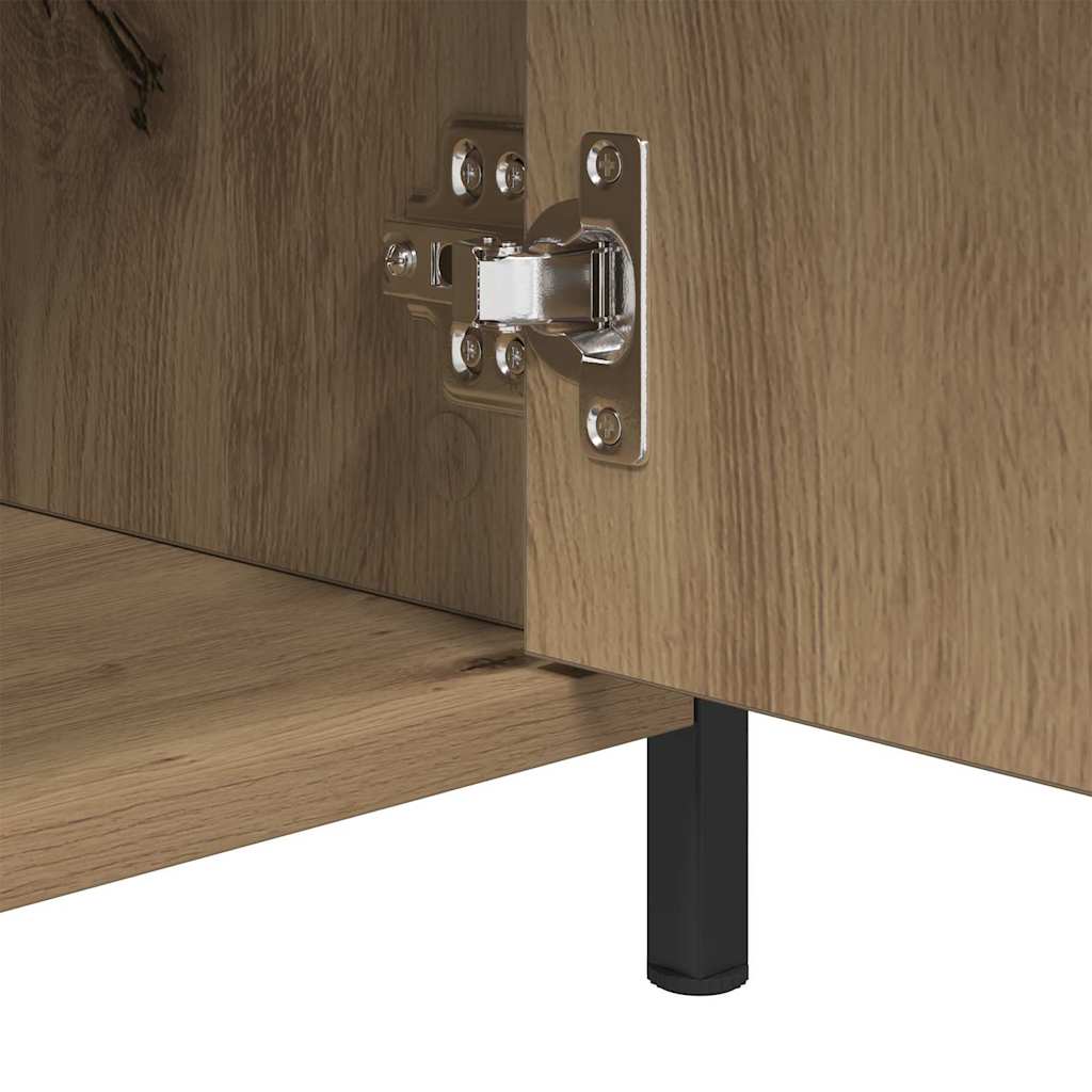 Bedside Cabinet with Drawer 2 pcs Artisan oak 40 x 42 x 60 cm