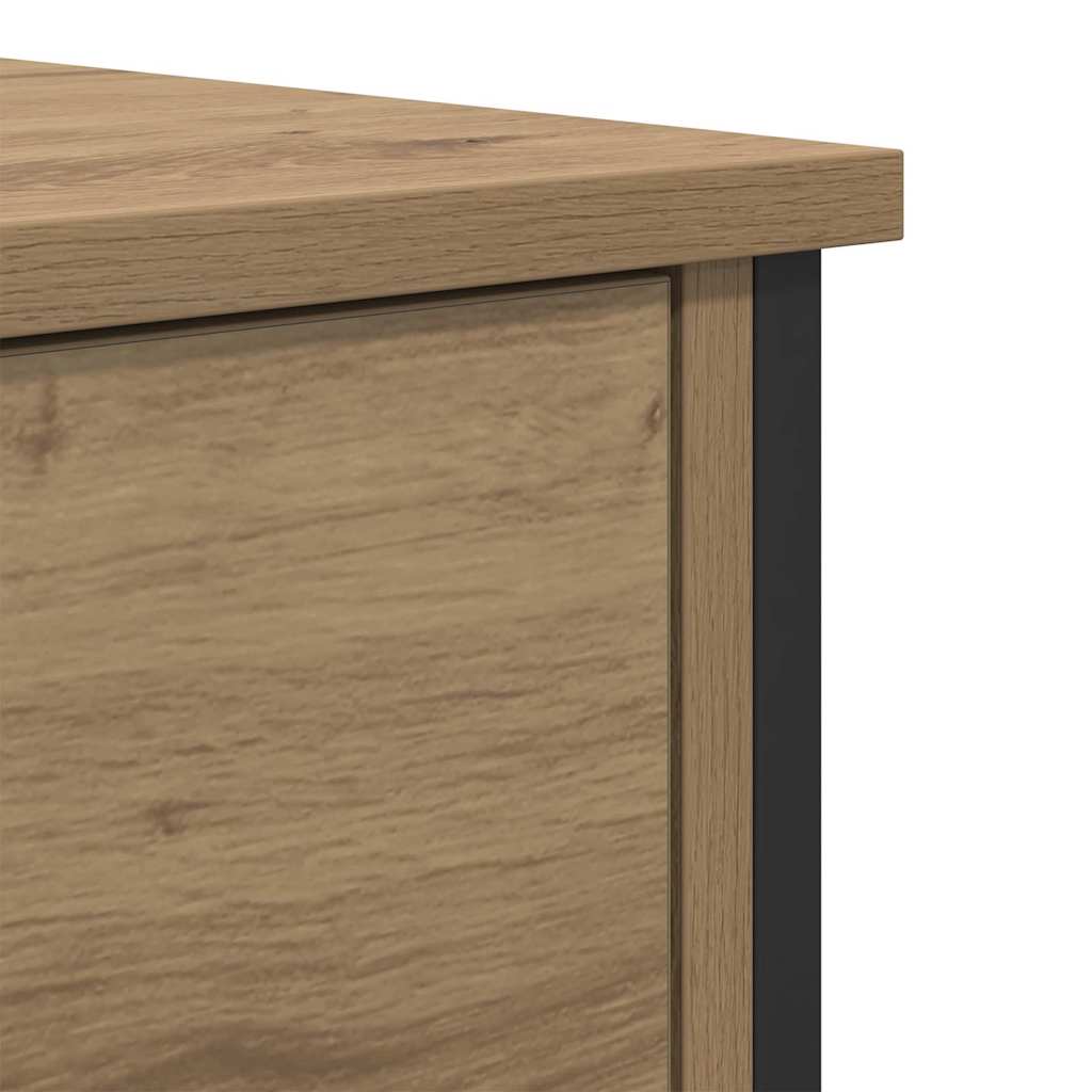 Bedside Cabinet with Drawer 2 pcs Artisan oak 40 x 42 x 60 cm