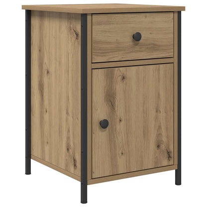 Bedside Cabinet with Drawer 2 pcs Artisan oak 40 x 42 x 60 cm