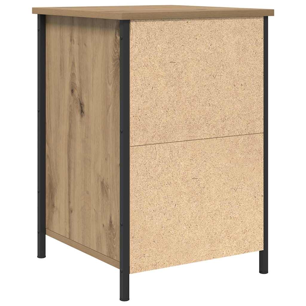 Bedside Cabinet with Drawer 2 pcs Artisan oak 40 x 42 x 60 cm