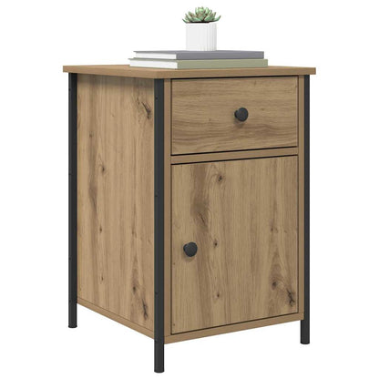 Bedside Cabinet with Drawer 2 pcs Artisan oak 40 x 42 x 60 cm