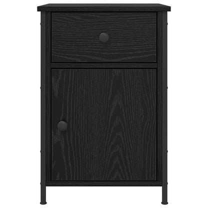 Bedside Cabinet Black oak 40 x 42 x 60 cm Engineered wood