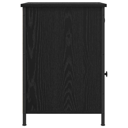 Bedside Cabinet 2 pcs Black oak 40 x 42 x 60 cm Engineered wood