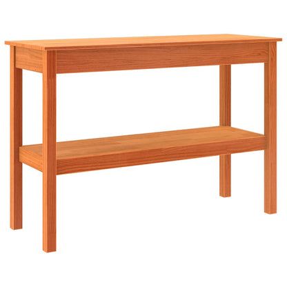 Console Table Wax brown 110 x 40 x 75 cm Solid pine wood