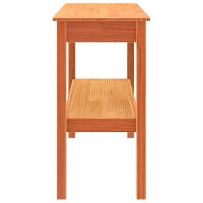 Console Table Wax brown 110 x 40 x 75 cm Solid pine wood