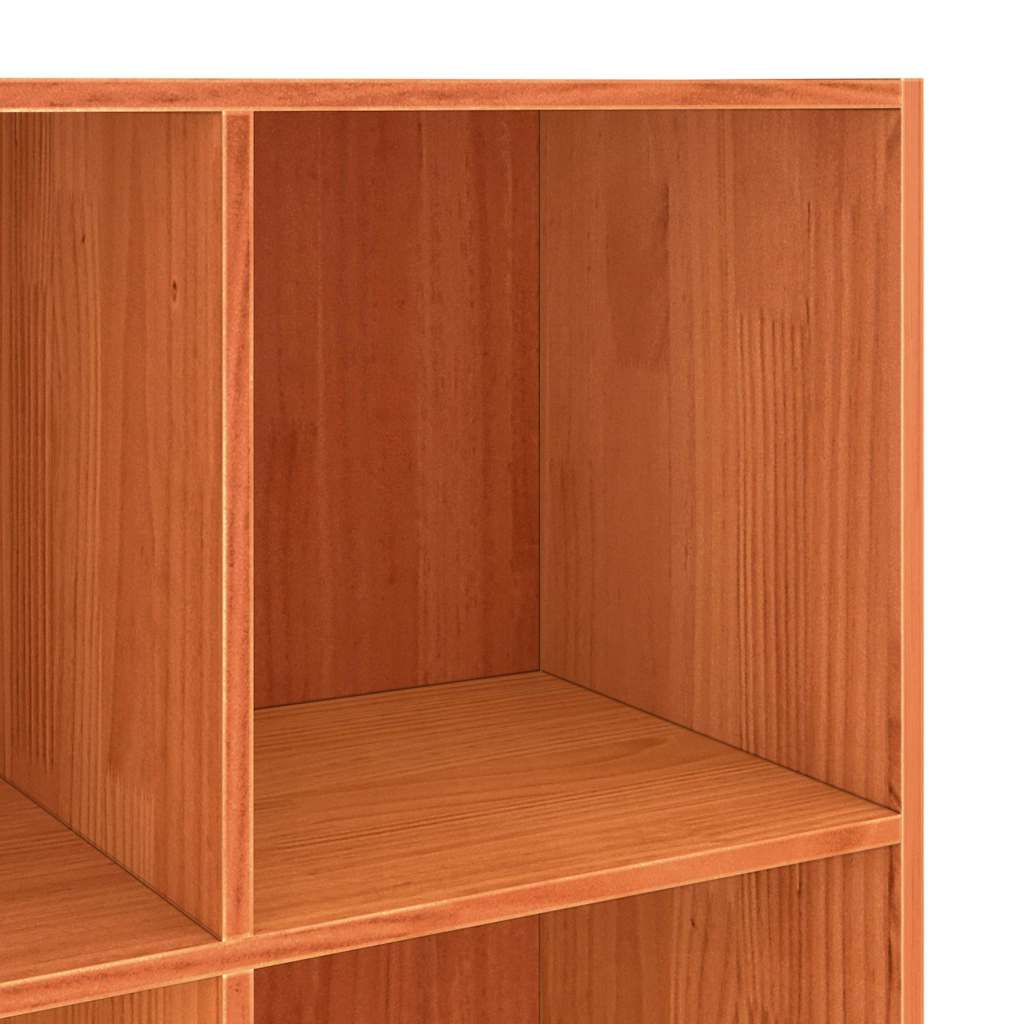 Book Cabinet / Room Divider Wax brown 104 x 33 x 110 cm